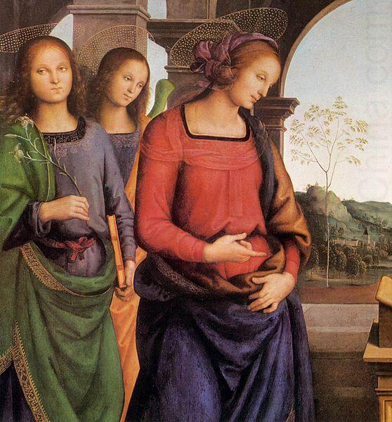 Pietro Perugino The Vision of St Bernard china oil painting image